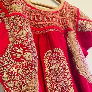 New Embroidered Mexican Dress